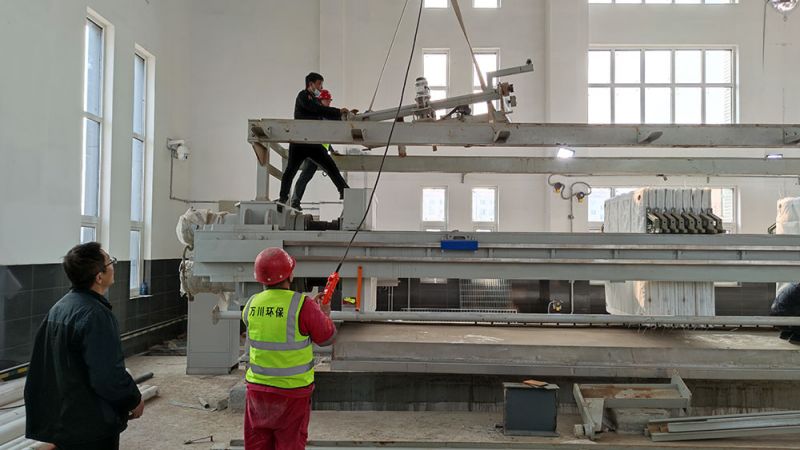 折疊(die)帶式壓濾(lv)機的結構特點(dian)