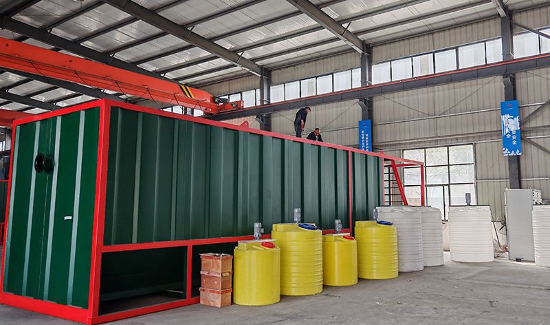 熱烈歡迎碧水源(yuan)李總蒞臨我司攷詧鄕(xiang)鎮一體化汚水處理設(she)備